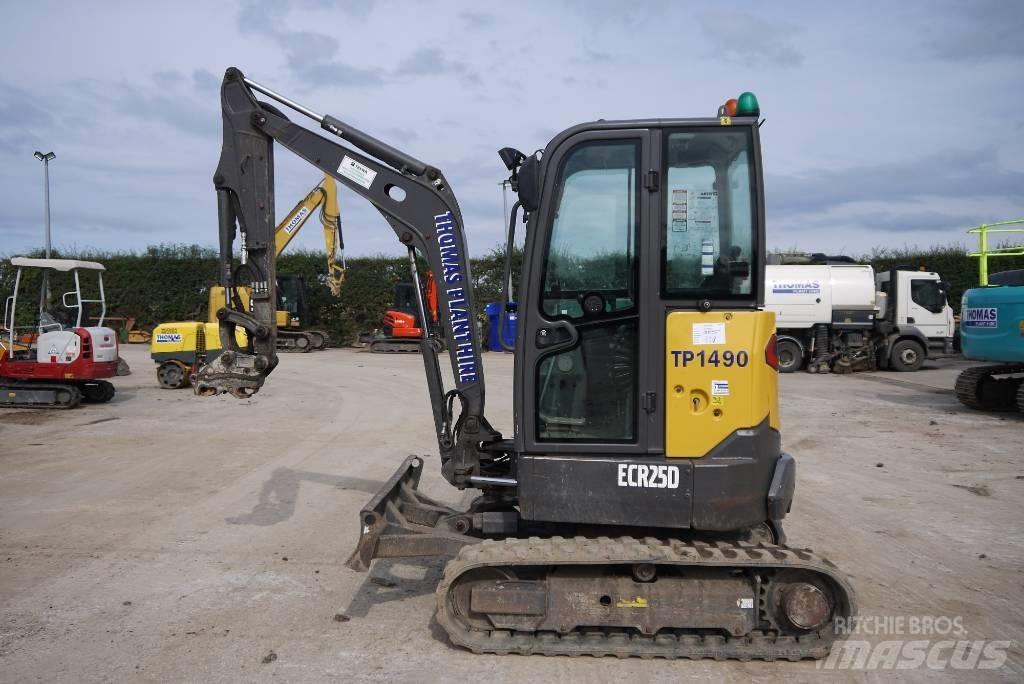 Volvo ECR 25 D Mini bageri <7t