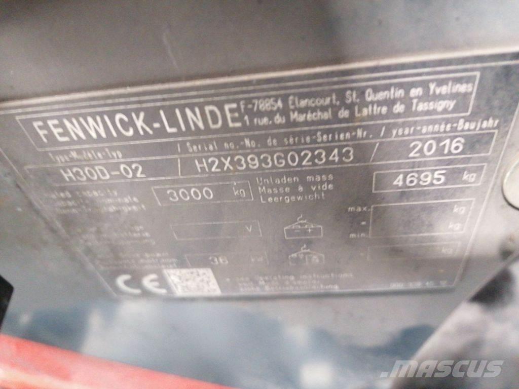 Linde H30D-02 Dizelski viličari