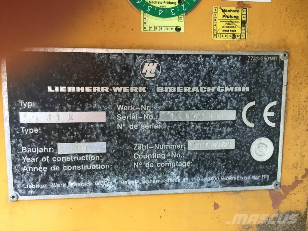 Liebherr 71 K Toranjski kranovi