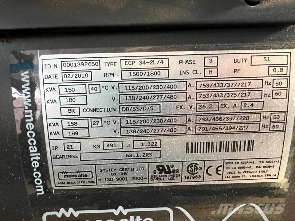  Mecc alte 85-300 KVA Ostali agregati