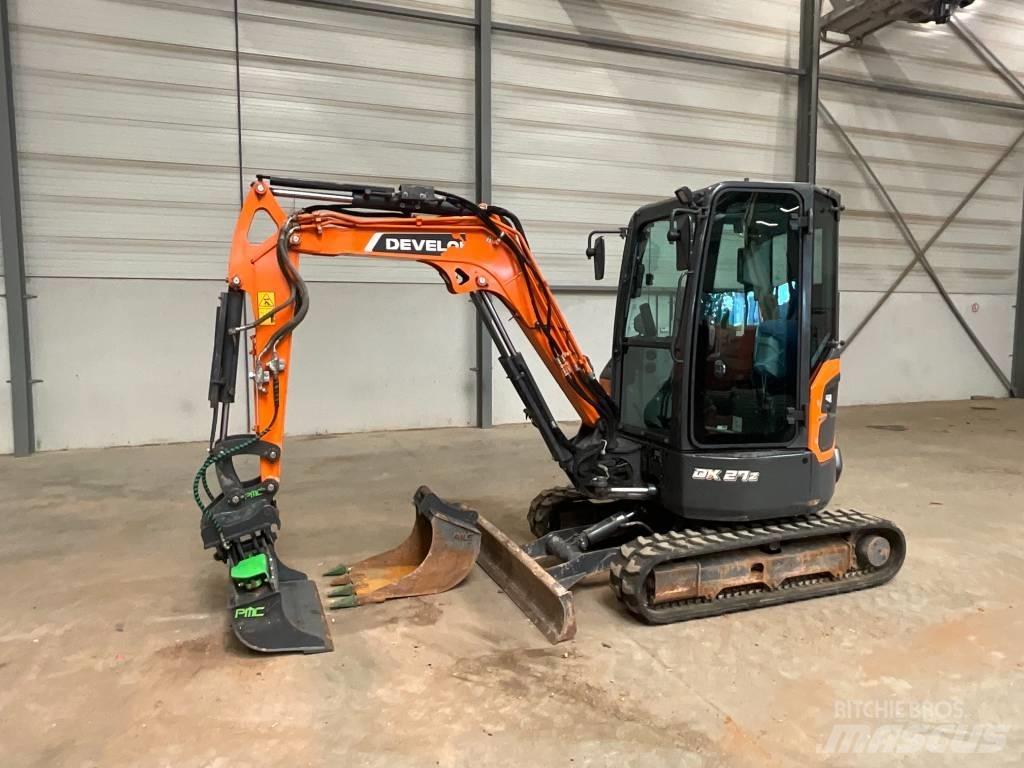 Develon DX 27 Z-7 Mini bageri <7t