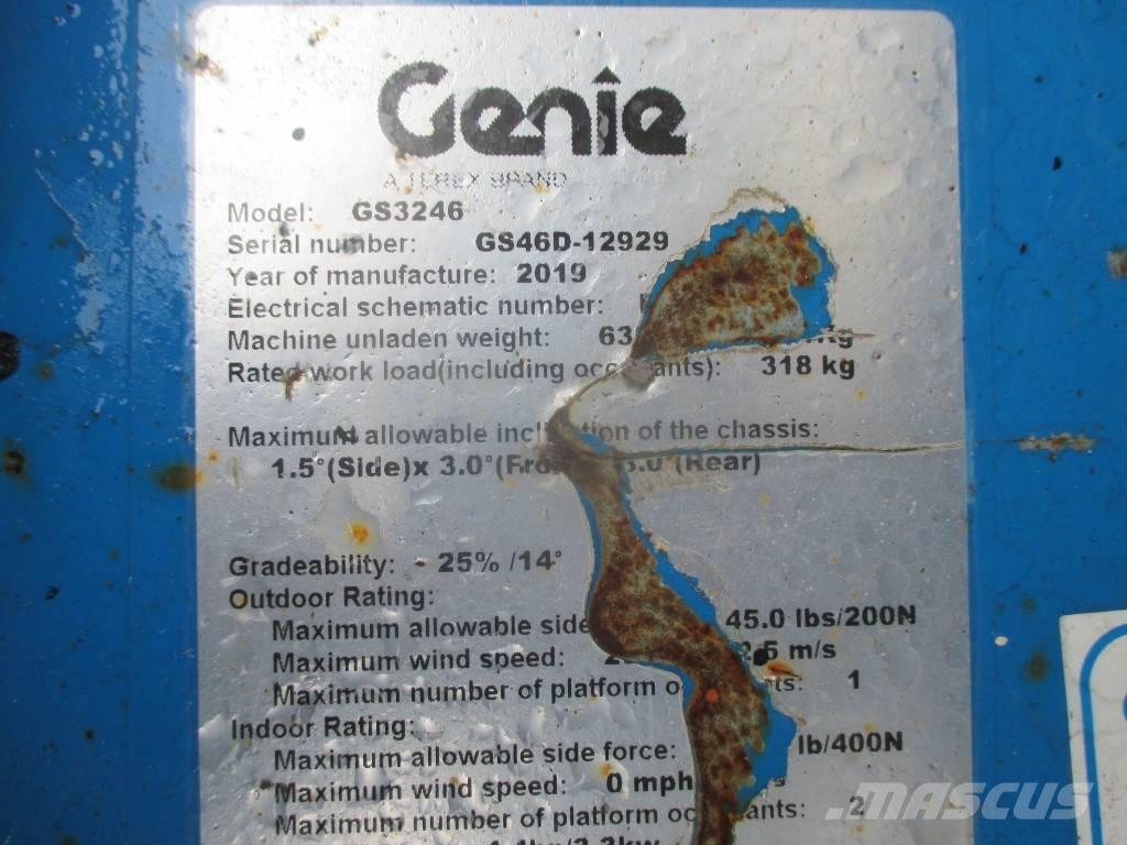 Genie GS 3246 Škaraste platforme