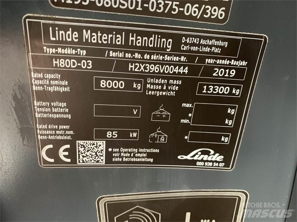 Linde H80D Dizelski viličari