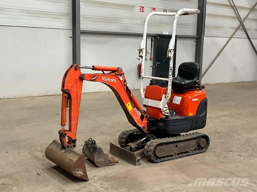 Kubota K 008-3 Mini bageri <7t
