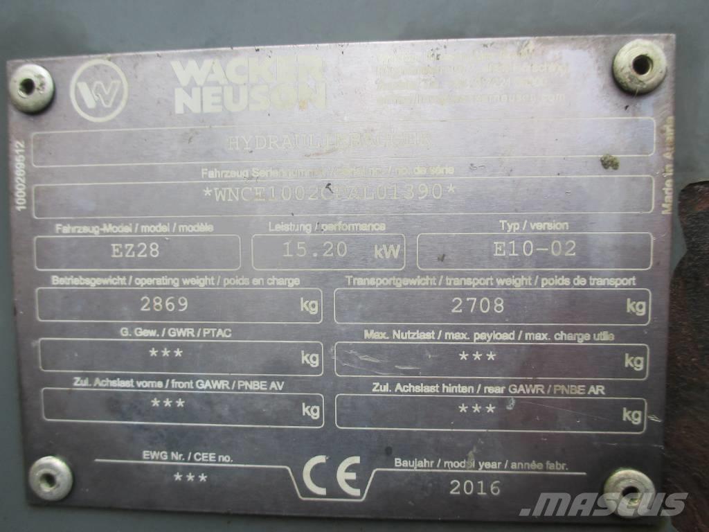 Wacker Neuson EZ 28 Mini bageri <7t