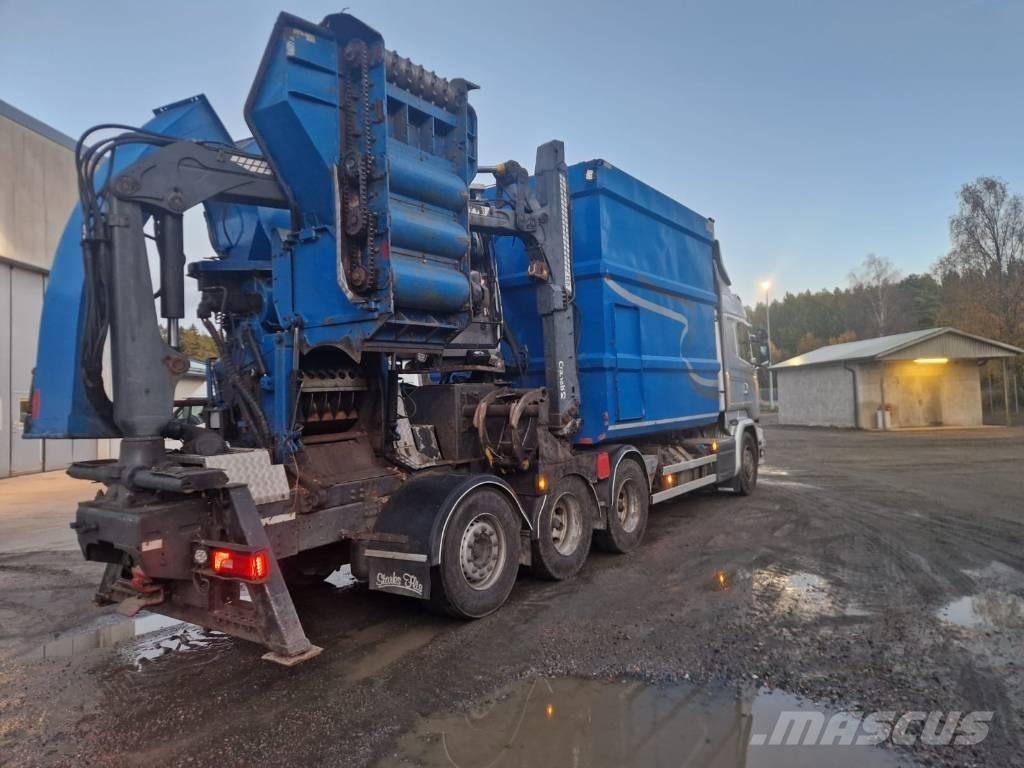 Scania R 580 LB Drobilice za drvo / čiperi