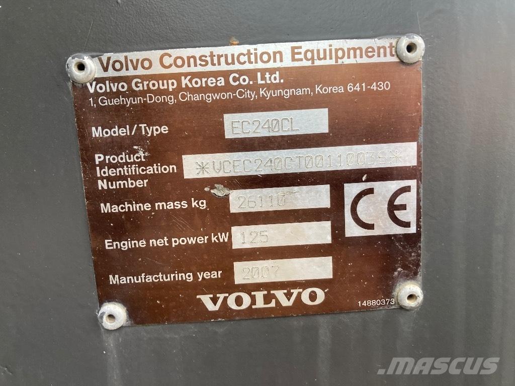 Volvo EC 240 C L Bageri gusjeničari