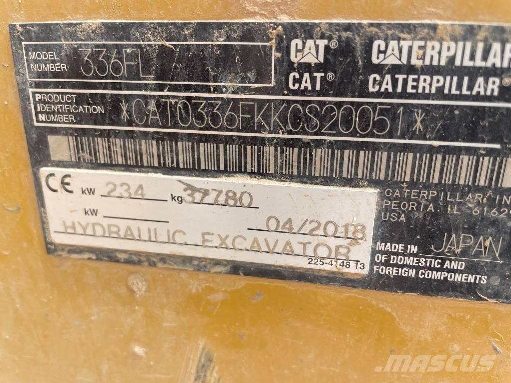 CAT 336FL Bageri gusjeničari