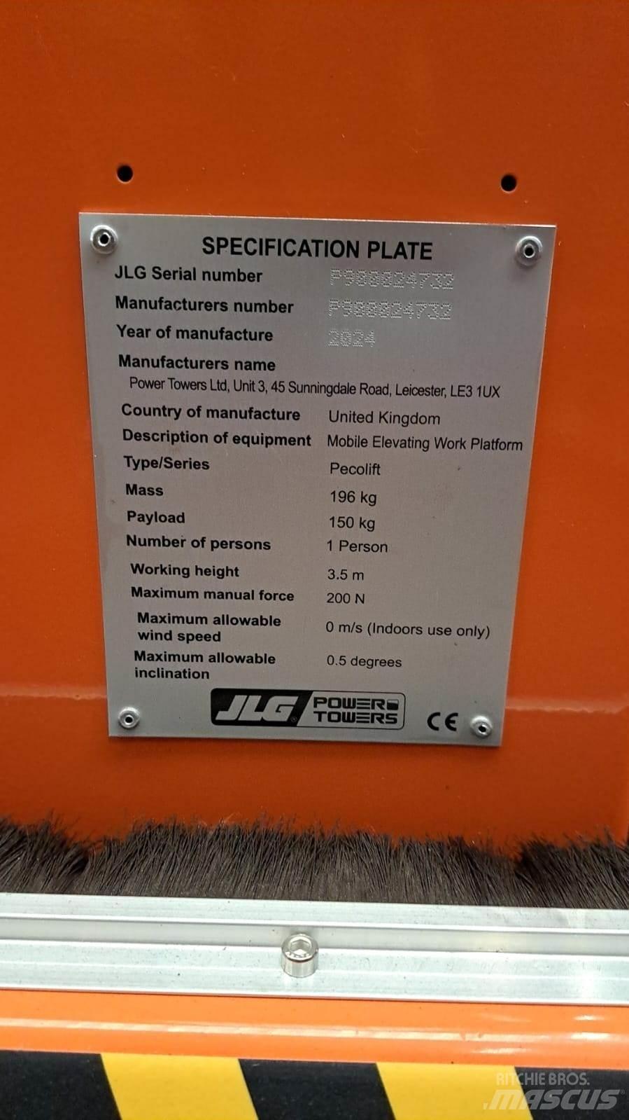 JLG Pecolift Ostali kranovi i platforme