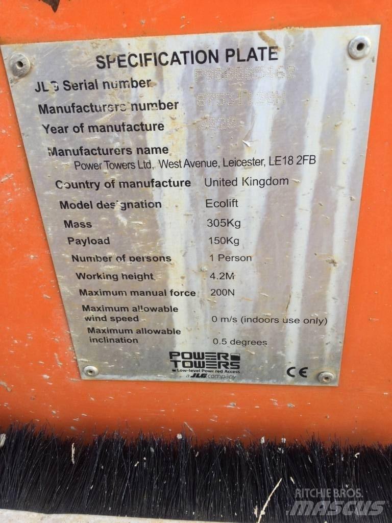 JLG Ecolift 50 Vertikalne radne podizne platforme