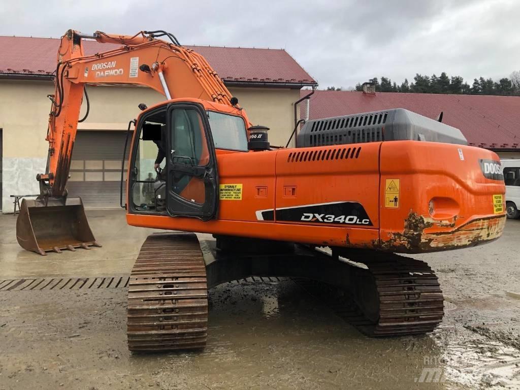 Doosan DX 340 LC Bageri gusjeničari