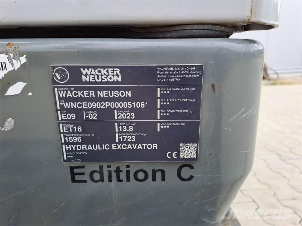Wacker Neuson ET16 Bageri gusjeničari