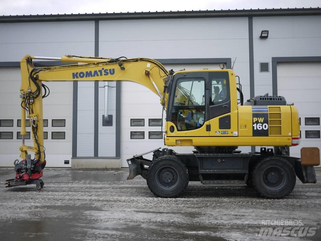 Komatsu PW 160-8 Bageri na kotačima