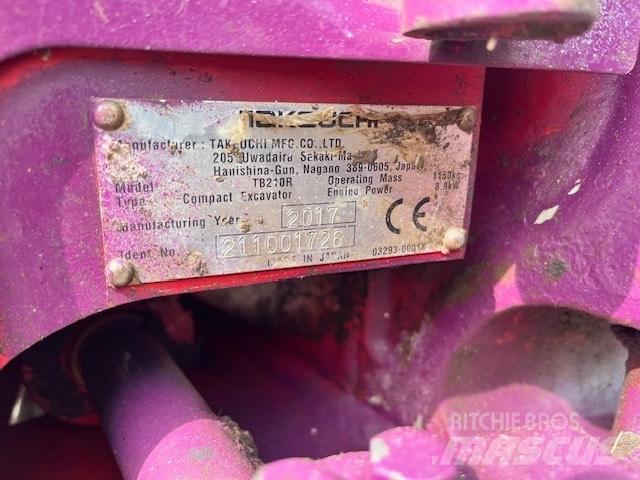 Takeuchi TB 210 Mini bageri <7t