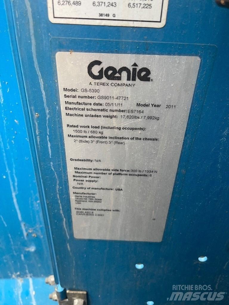 Genie GS 5390 Škaraste platforme