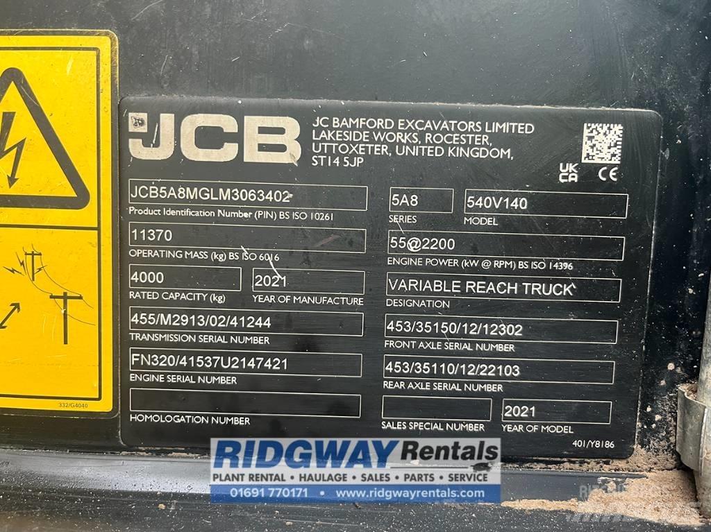 JCB 540-140 Teleskopski viličari