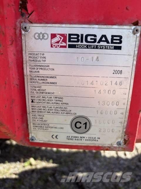 Bigab 10-14 Demontažne prikolice
