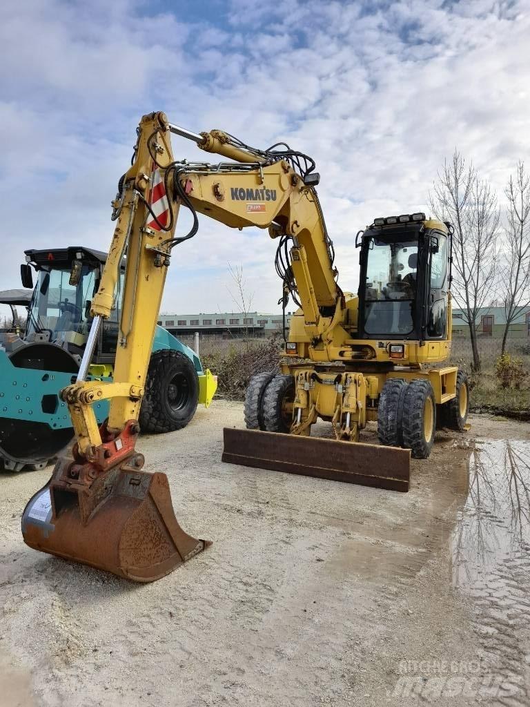 Komatsu PW118MR-8 Bageri na kotačima
