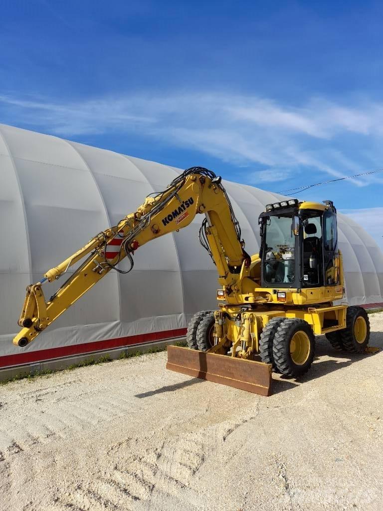 Komatsu PW118MR-8 Bageri na kotačima