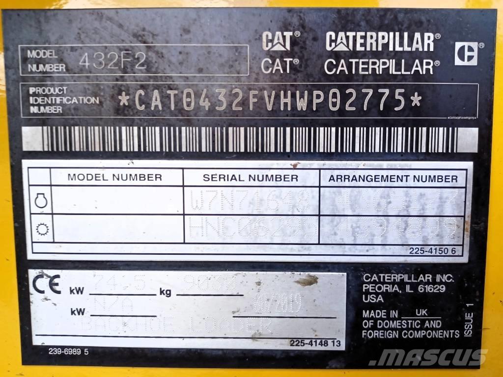 CAT 432 F Utovarni rovokopači
