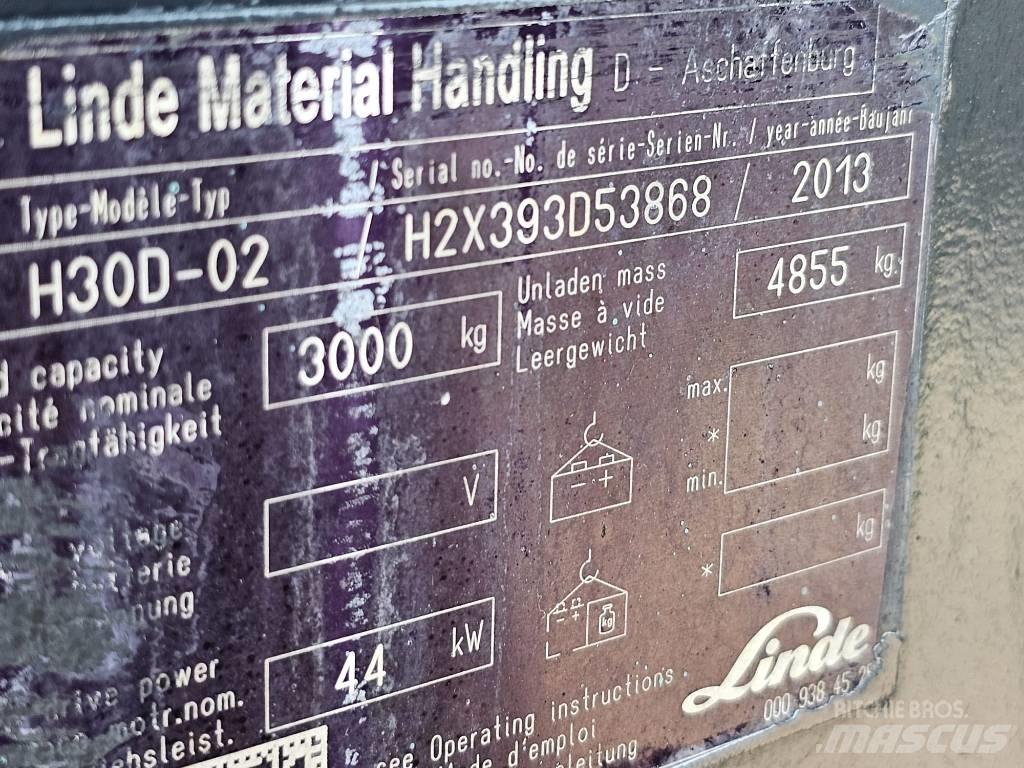Linde H30D-02 Dizelski viličari