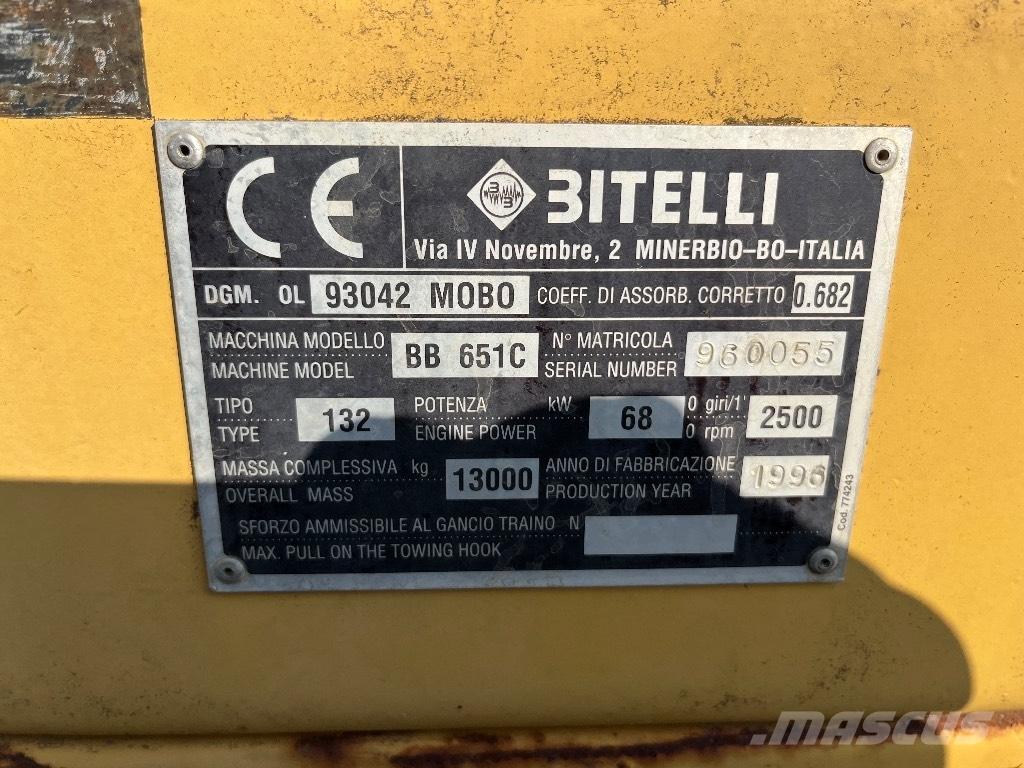 Bitelli BB 651 C Asfaltni finišeri