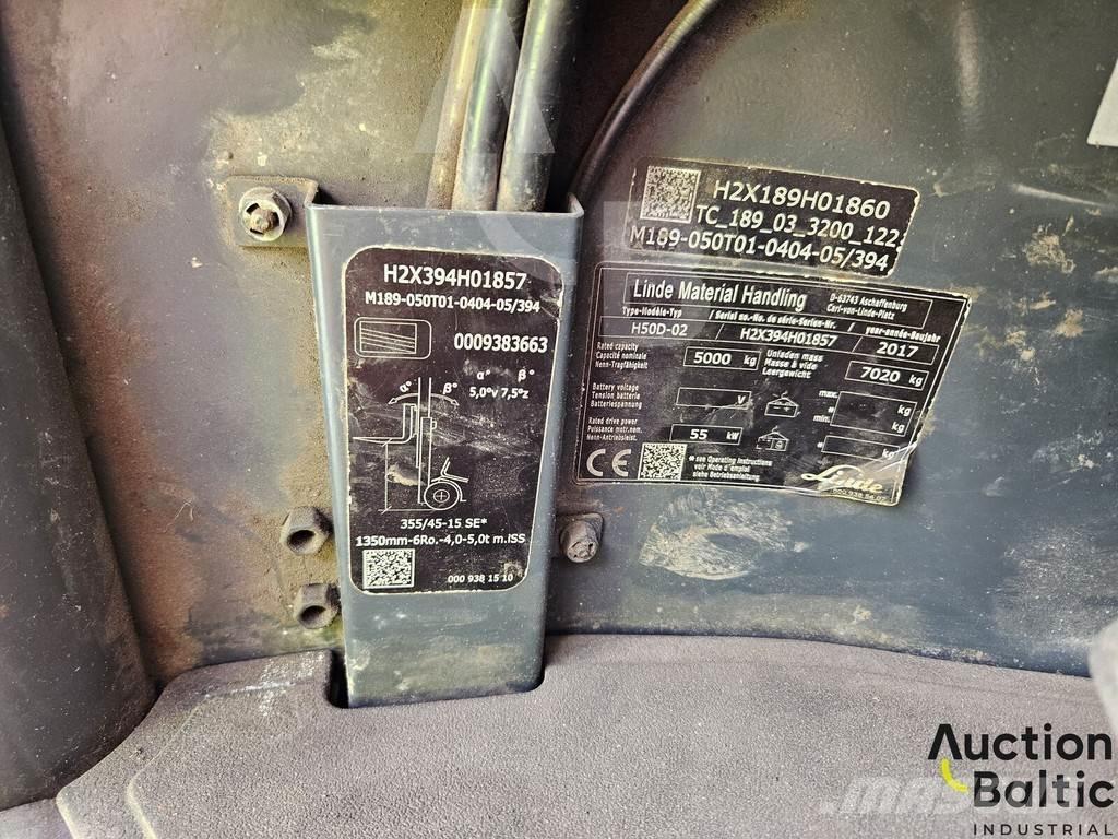 Linde H50D-02 Dizelski viličari