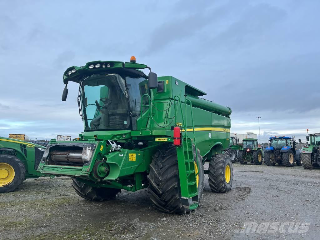 John Deere S 670 Kombajni