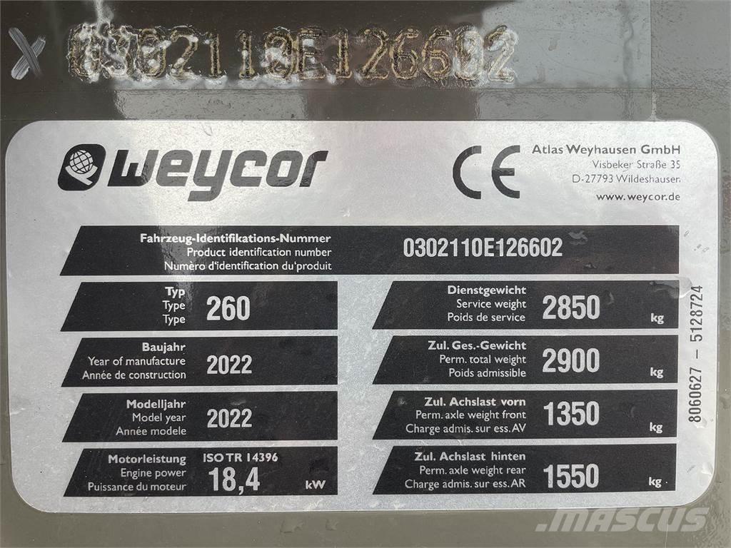Weycor AW260 Valjci