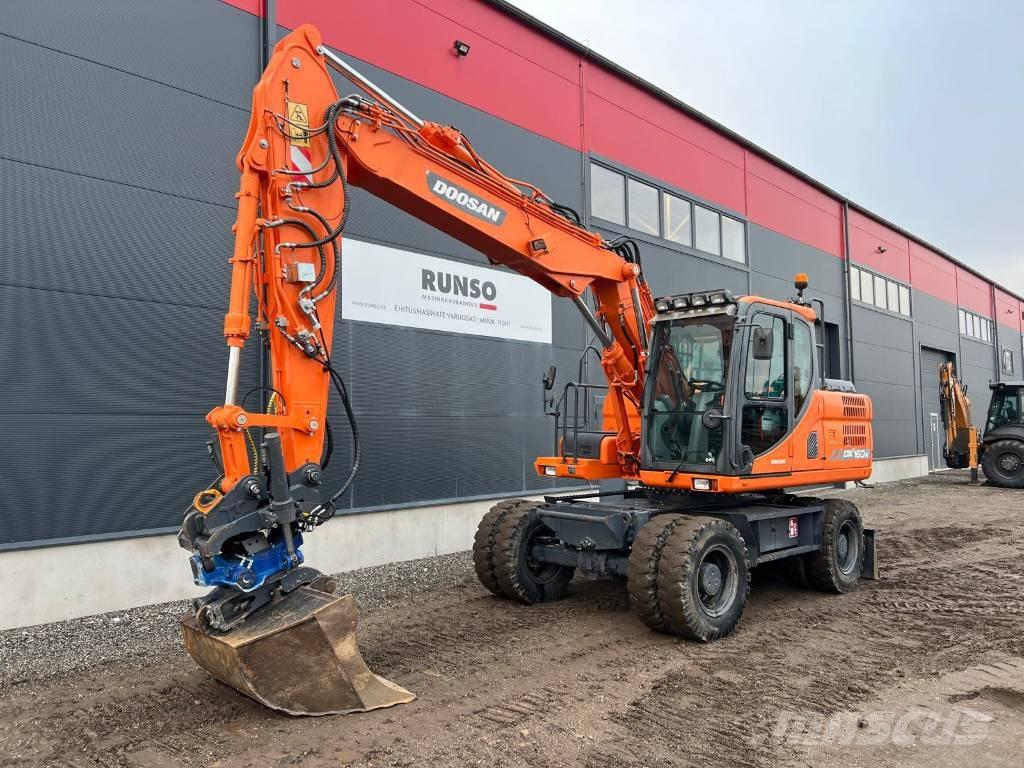 Doosan DX 160 W-3 Bageri na kotačima