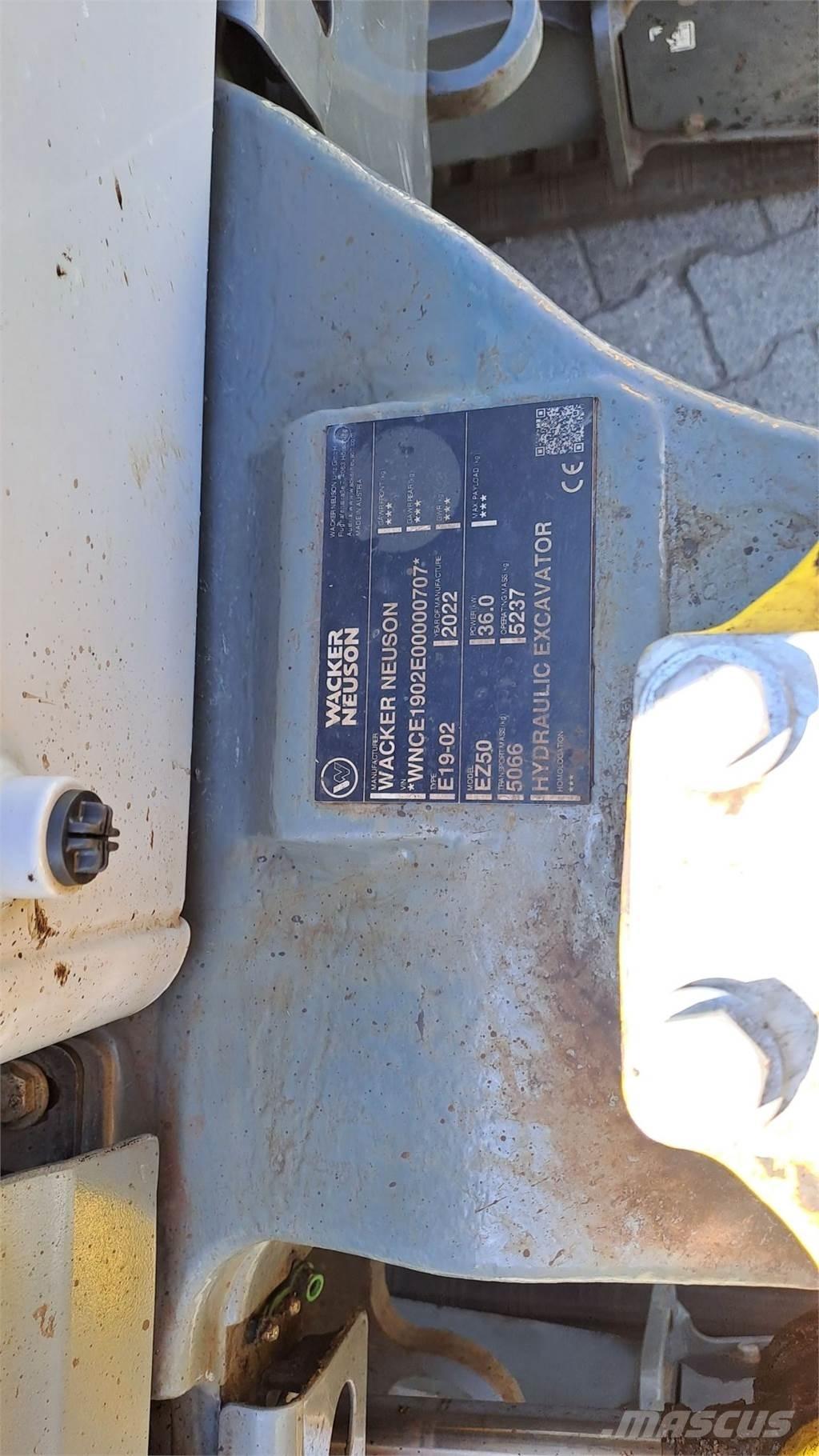 Wacker Neuson EZ50 Bageri gusjeničari