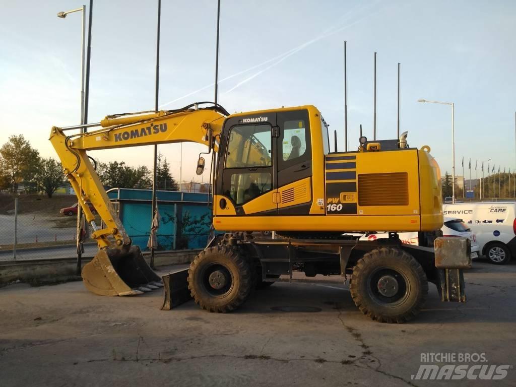 Komatsu pw160-11 Bageri na kotačima