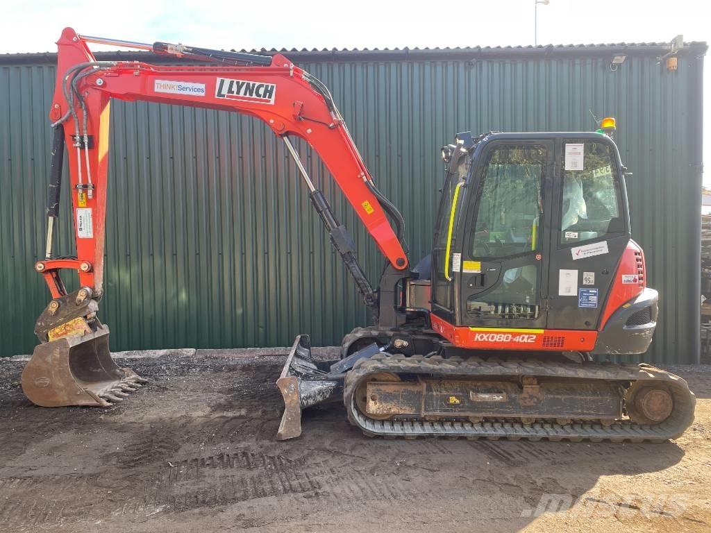 Kubota KX 080-4a2 Midi bageri 7t – 12t