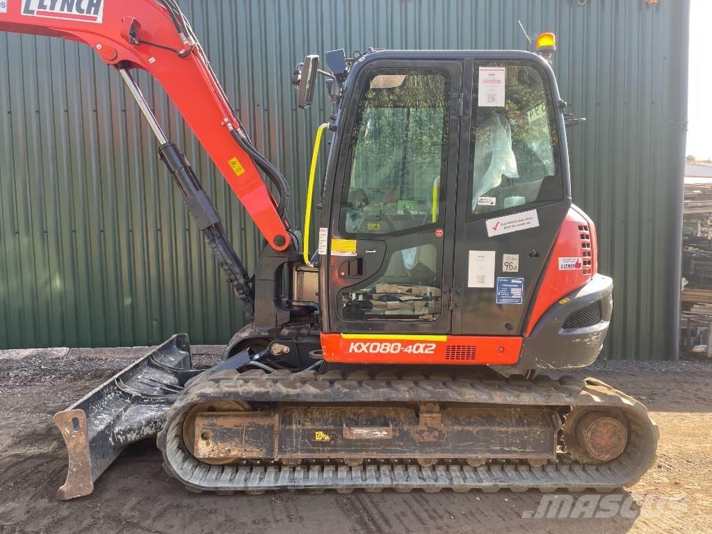 Kubota KX 080-4a2 Midi bageri 7t – 12t