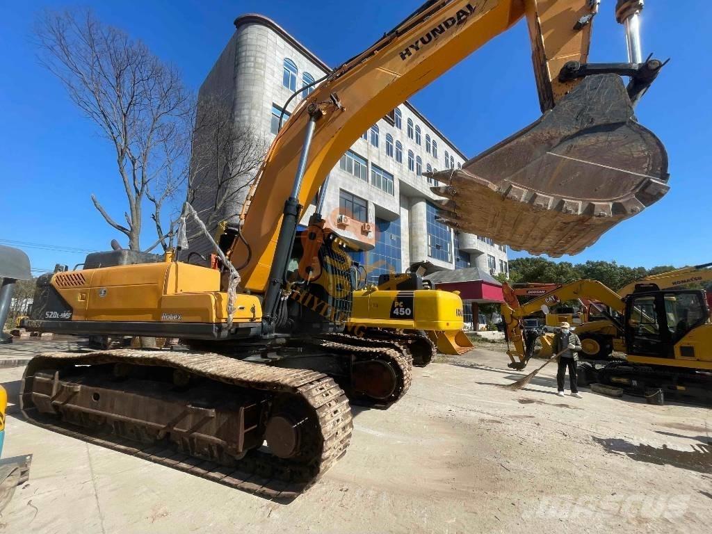 Hyundai Robex 520 VS Bageri gusjeničari
