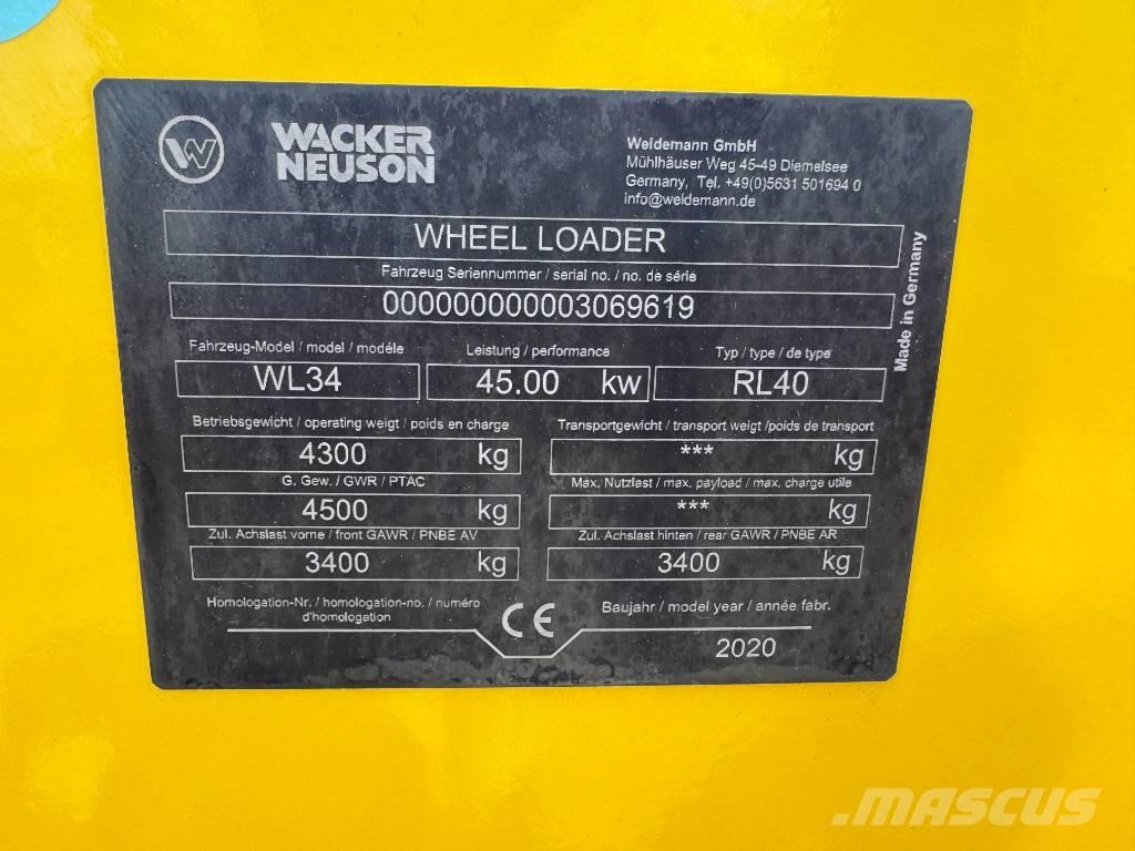Wacker Neuson WL34 Utovarivači na kotačima