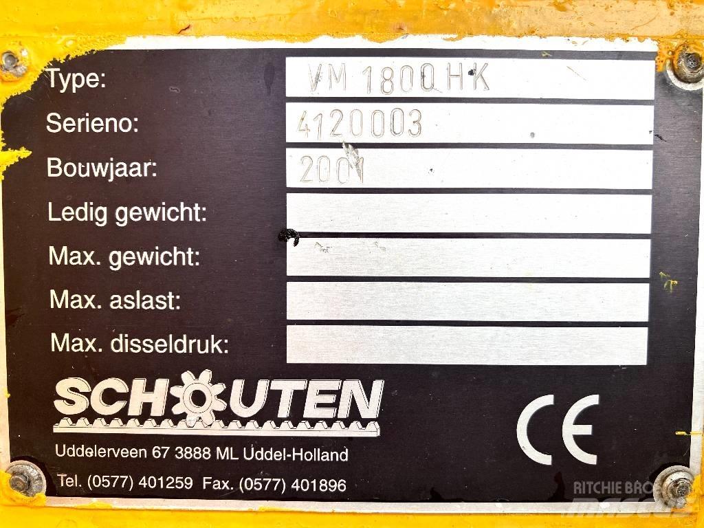 Schouten VM 1800 HK Strojevi za metenje