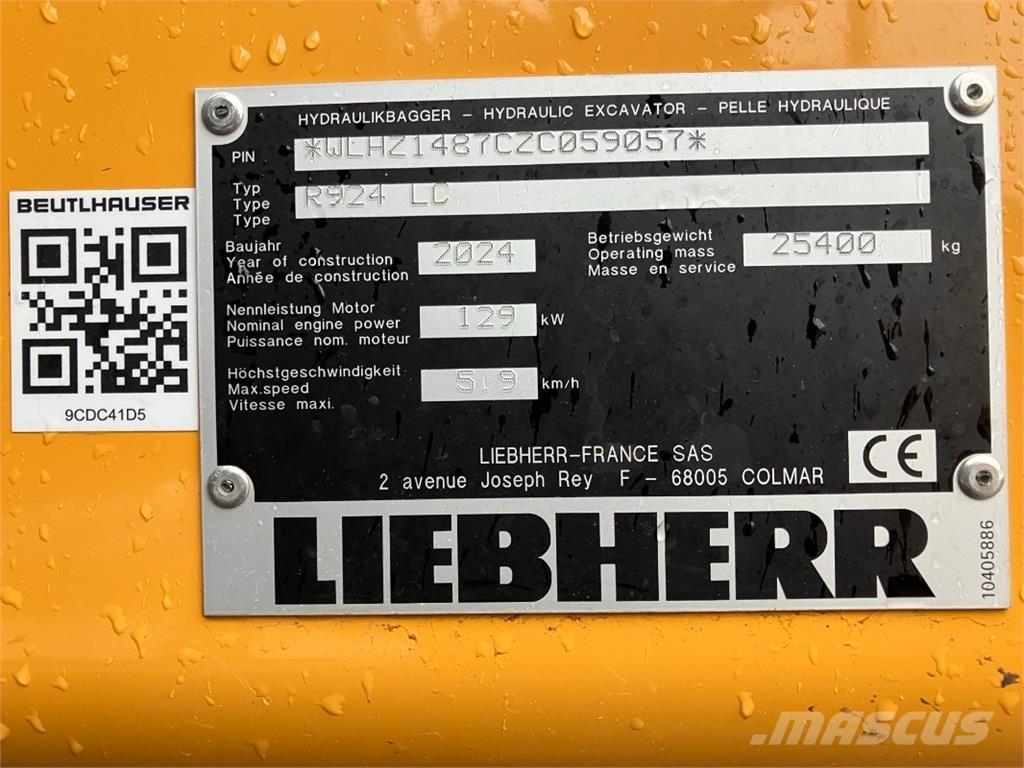 Liebherr R924 Bageri gusjeničari