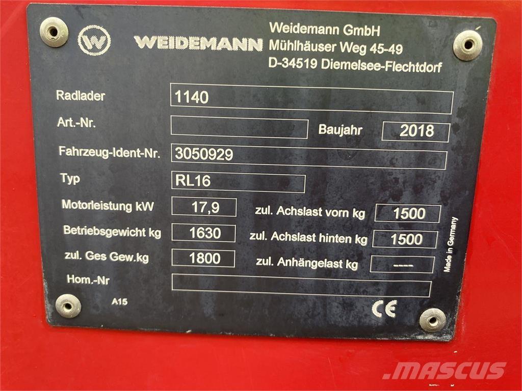 Weidemann 1140 Višenamjenski utovarivači