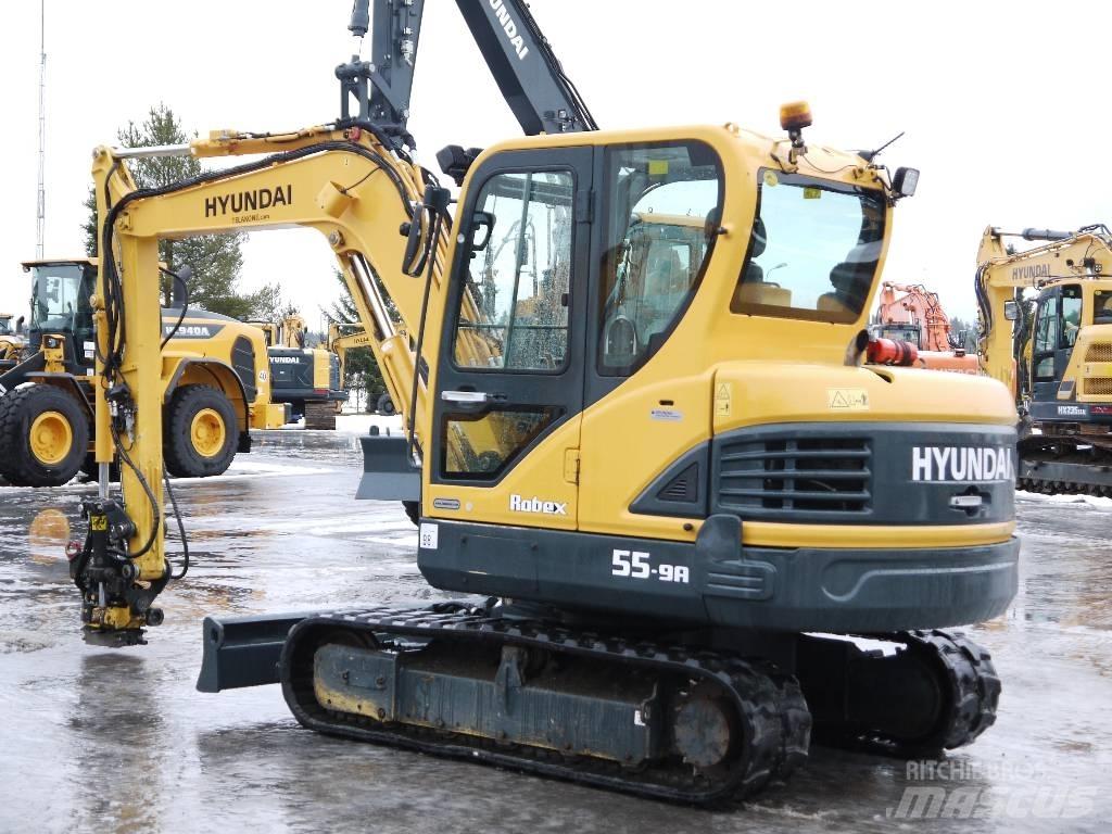 Hyundai R 55-9A Mini bageri <7t