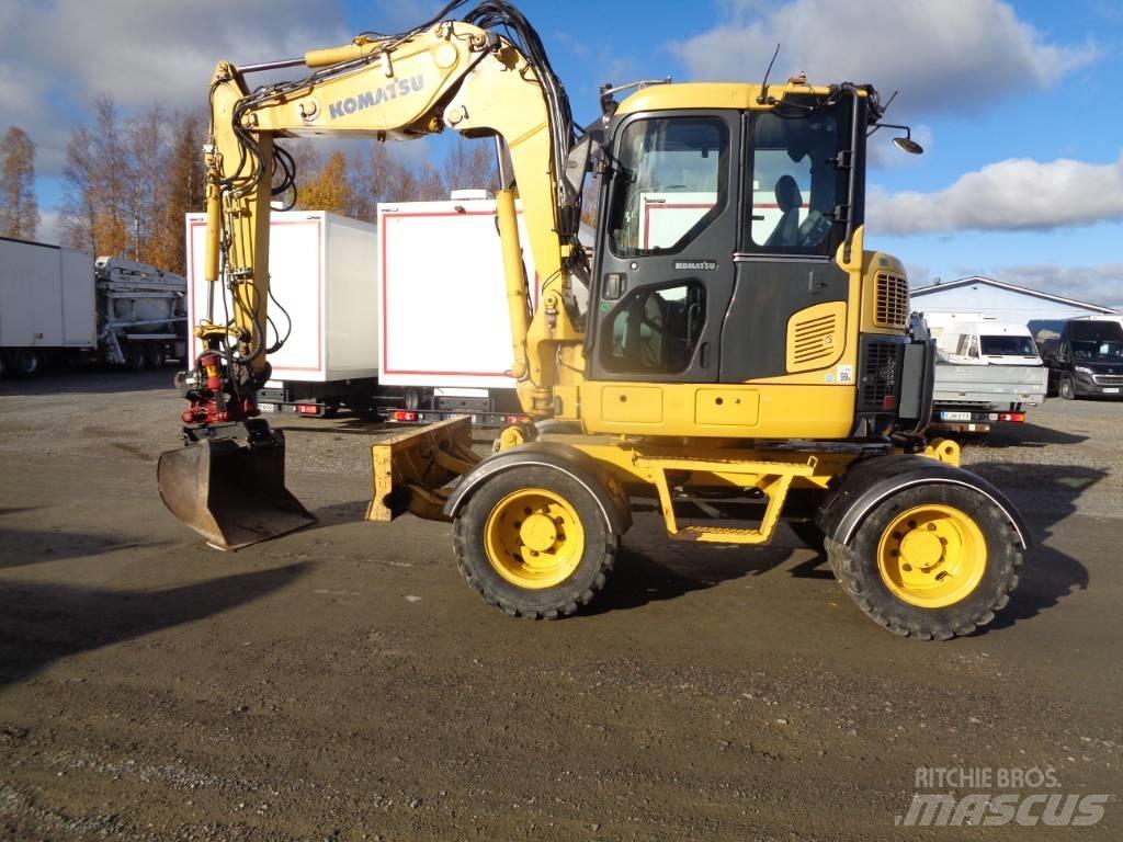 Komatsu PW 98 MR-6 Bageri na kotačima