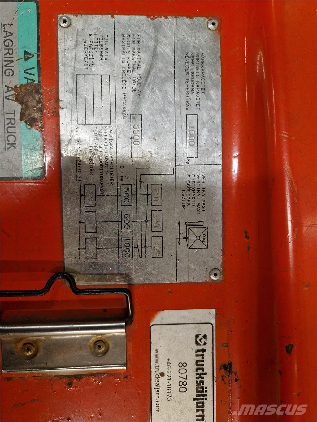 Toyota FBESF15 Električni viličari