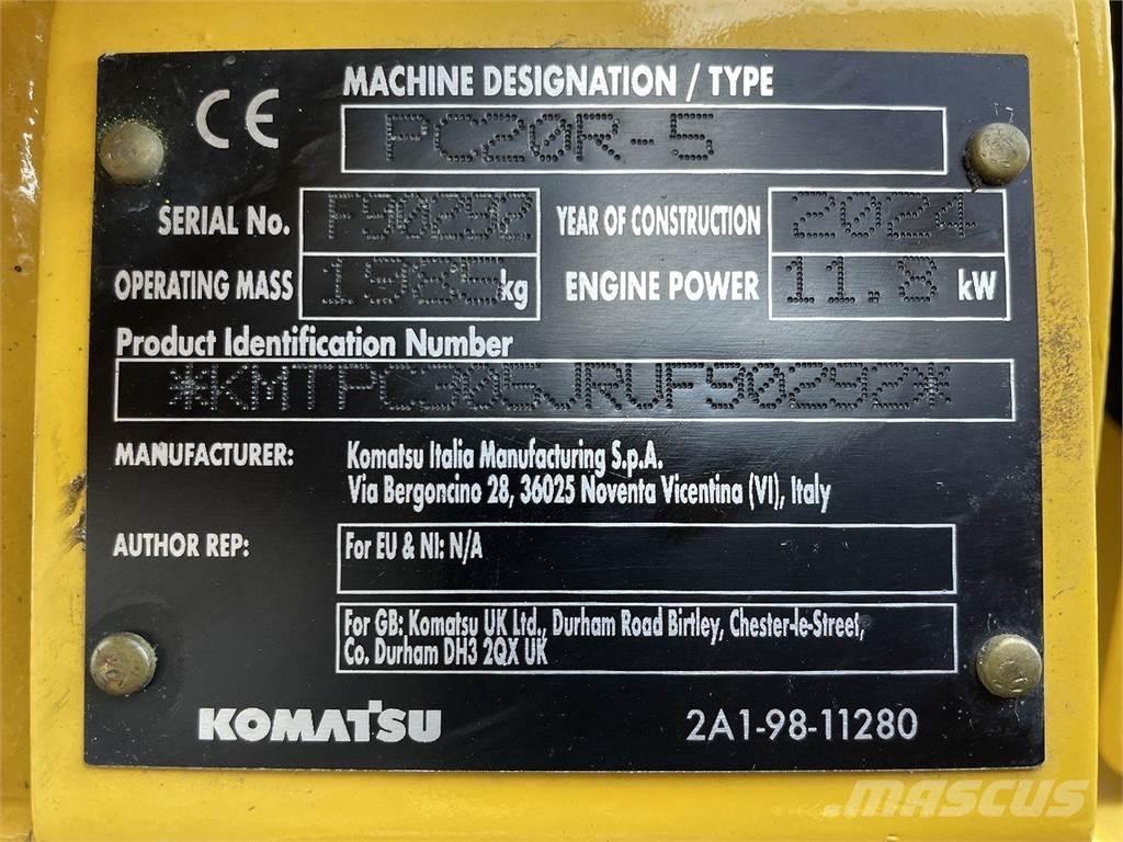 Komatsu PC20R-5 Bageri na kotačima