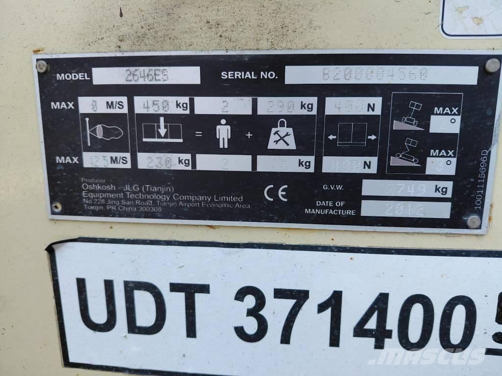JLG 2646ES Škaraste platforme