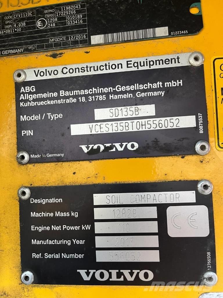Volvo SD 135 B Gumeni valjci na kotačima