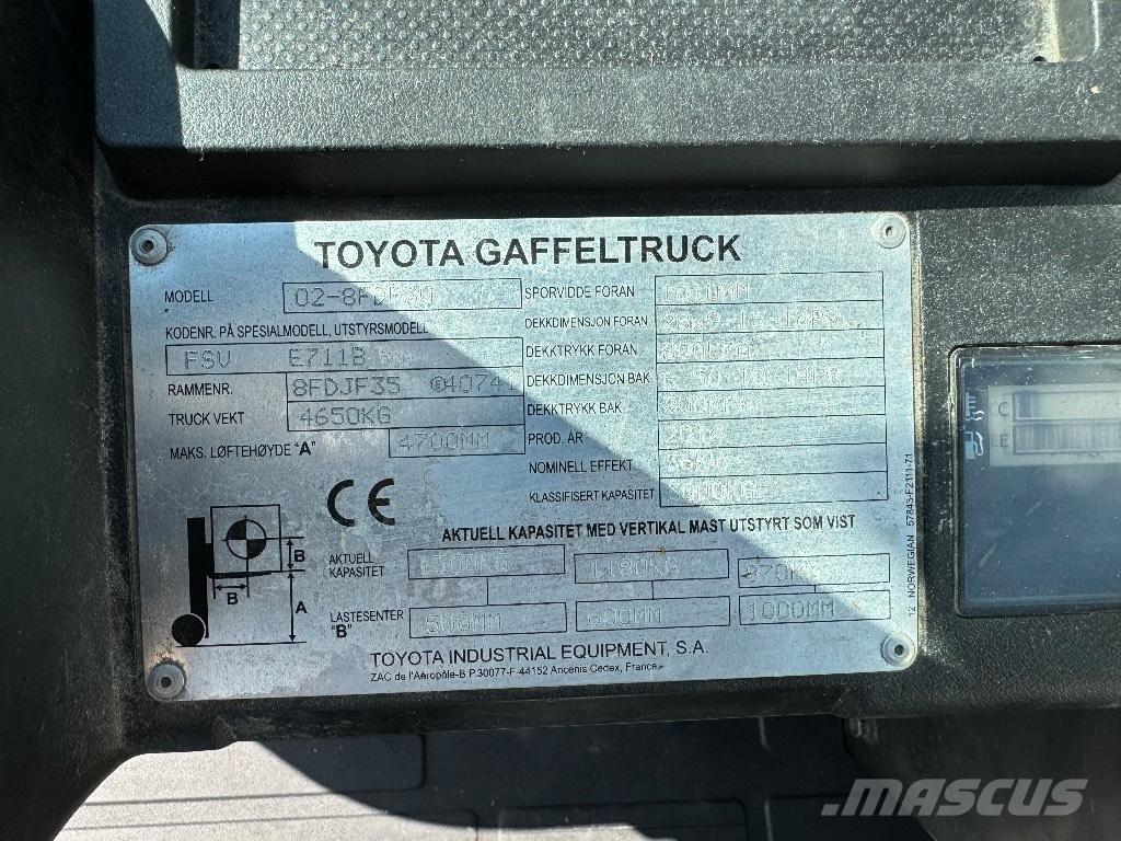 Toyota 02-8FDF30 Dizelski viličari
