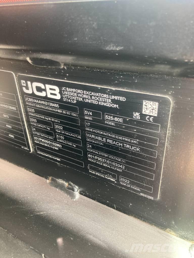 JCB 525-60 E Teleskopski viličari