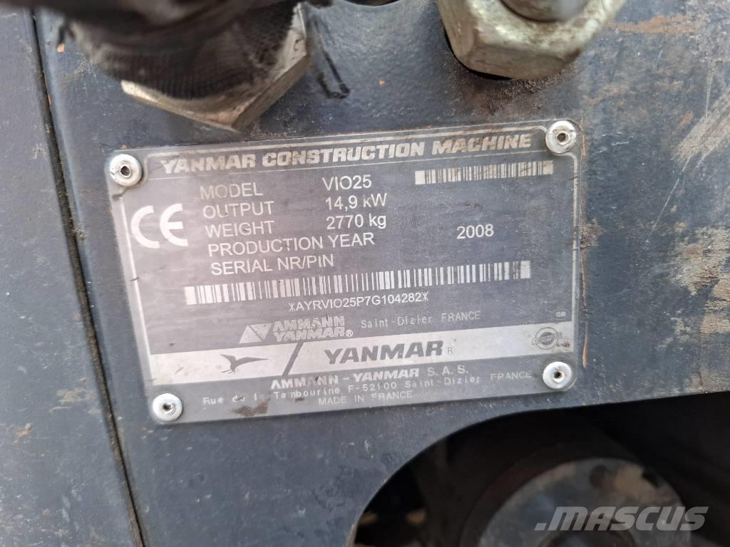 Yanmar ViO25 Mini bageri <7t
