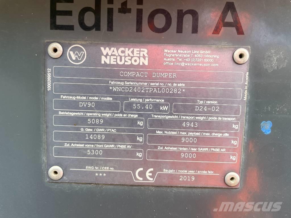 Wacker Neuson DV 90 Demperi za gradilišta