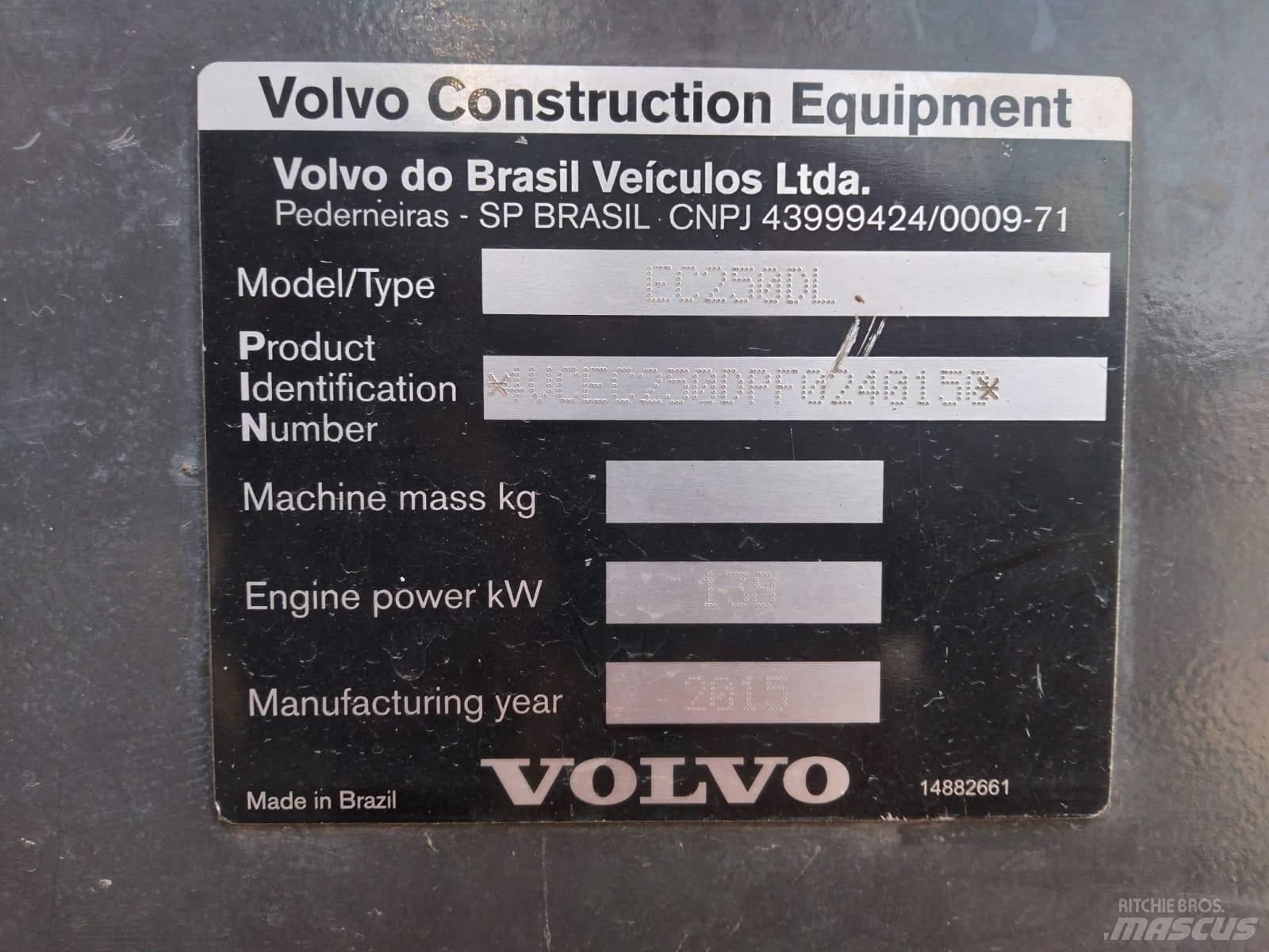 Volvo EC 250 D L Bageri gusjeničari